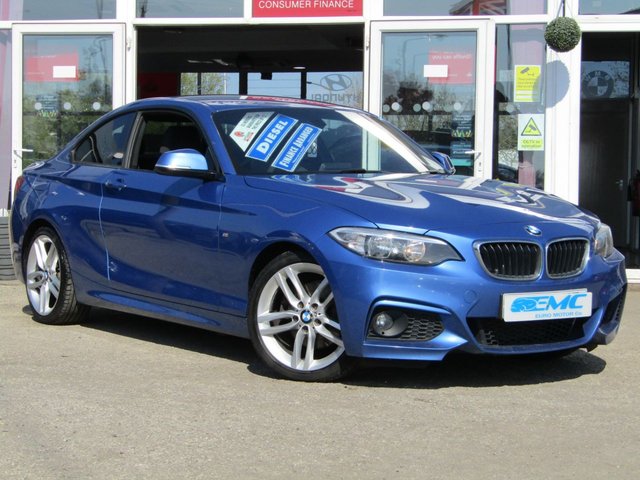 2014 14 BMW 2 Series 2.0 220D M SPORT 2d 181 BHP