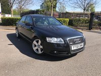 USED 2008 58 AUDI A6 2.0 TDI S LINE TDV 4d 140 BHP 12 MONTHS AA COVER INCLUDED