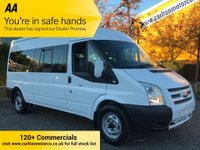 USED 2014 14 FORD TRANSIT 350 15 SEATER MINIBUS TDCi 135 LOW MILEAGE,  