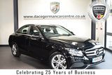 USED 2015 15 MERCEDES-BENZ C CLASS 2.1 C220 BLUETEC SE 4DR 170 BHP full mercedes service history FINISHED IN STUNNING OBSIDIAN BLACK WITH FULL BLACK LEATHER INTERIOR + FULL MERCEDES SERVICE HISTORY + SAT NAV PREP + BLUETOOTH + REAR VIEW CAMERA + CRUISE CONTROL + DAB RADIO + RAIN SENSOR + DIRECT START / ECO START/STOP FUNCTION + 17" ALLOY WHEELS
