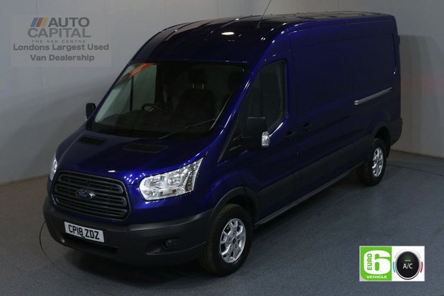 2018 18 FORD TRANSIT 2.0 350 L3 H2 130 BHP TREND LWB M/ROOF AIR CON EURO 6