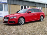 USED 2011 11 AUDI A4 2.0 AVANT TDI QUATTRO S LINE 5d 168 BHP www.suffolkcarcentre.co.uk - Located at Reydon