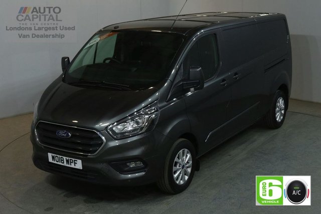 2018 18 FORD TRANSIT CUSTOM 2.0 300 LIMITED L2 H1 130 BHP LWB AIR CON EURO 6 VAN