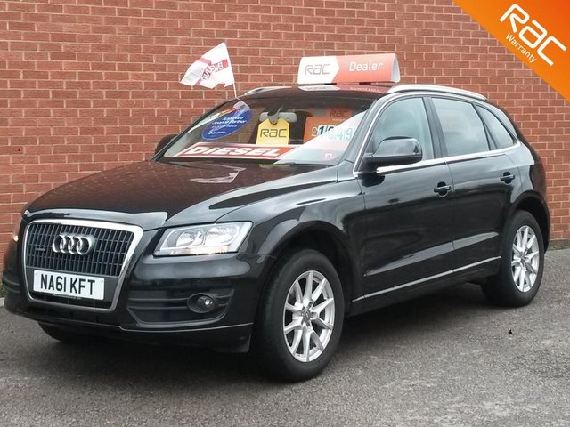 2011 61 Audi Q5 2.0 TDI QUATTRO SE 168 BHP SAT NAV - FULL BLACK LEATHER 