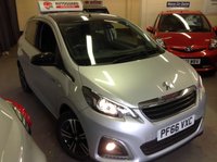 USED 2016 66 PEUGEOT 108 1.2 PURETECH GT LINE ..Leather..Satnav One Owner....Satnav.....Leather