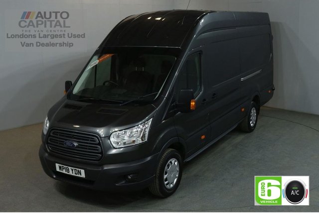 2018 18 FORD TRANSIT 2.0 350 L4 H3 130 BHP TREND EXTRA LWB JUMBO EURO 6 AIR CON VAN