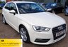 USED 2013 13 AUDI A3 1.4 TFSI SPORT 3d AUTO 121 BHP SERVICE HISTORY & CAM BELT, GREY SPORTS LEATHER BLUETOOTH