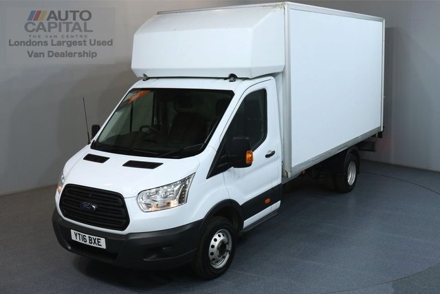 2016 16 FORD TRANSIT 2.2 350 L4 EXTRA LWB 124 BHP TWIN WHEEL RWD LUTON VAN