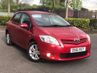 USED 2012 61 TOYOTA AURIS 1.6 TR VALVEMATIC 5d 132 BHP VERY WELL MAINTAINED++FINANCE AVAIL