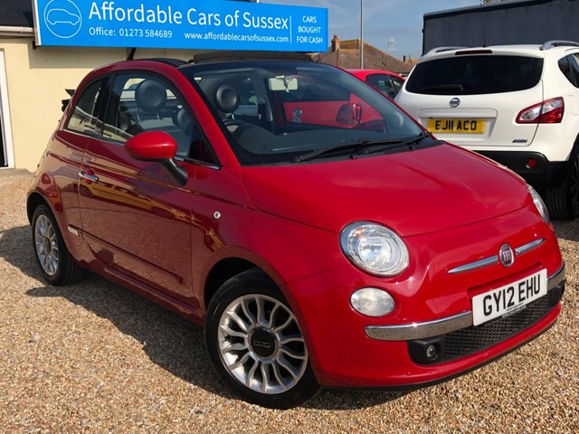 2012 12 Fiat 500 1.2 C LOUNGE 3d 69 BHP