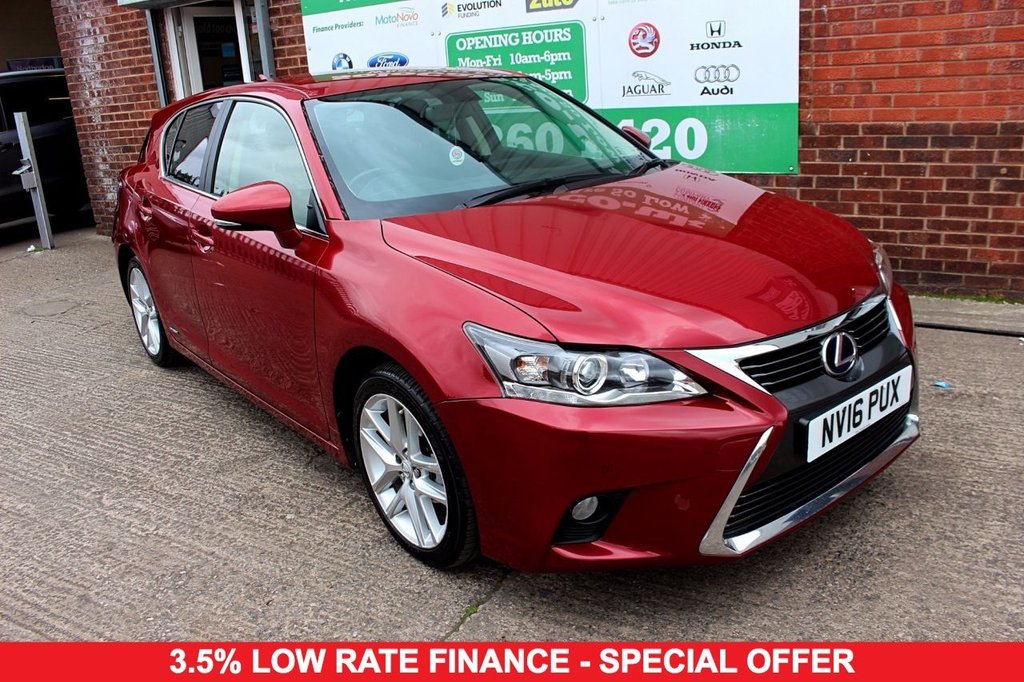 2016 16 LEXUS CT 1.8 200H ADVANCE 5d AUTO 134 BHP