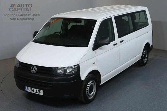 2014 14 VOLKSWAGEN TRANSPORTER SHUTTLE 2.0 T30 TDI SHUTTLE S 102 BHP LWB 9 SEATER MINIBUS