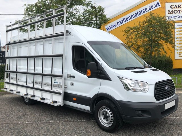 2016 16 Ford Transit 2.2 350EF L4 H3 [ FRAIL GLAZIER RACKING ] LWB HI ROOF JUMBO VAN 
