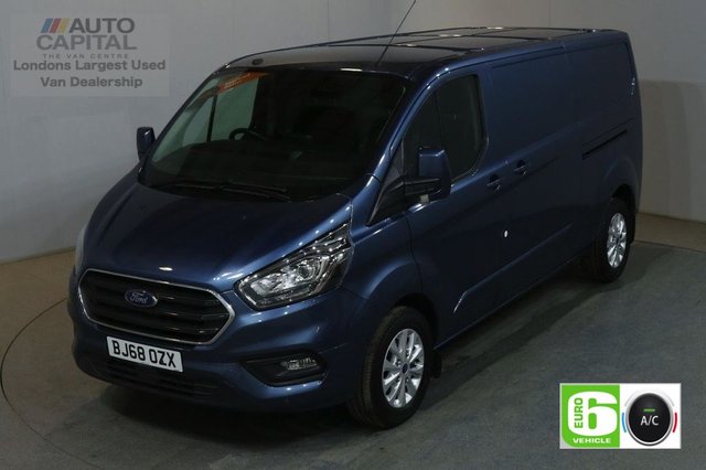 2018 68 FORD TRANSIT CUSTOM 2.0 300 LIMITED L2H1 AUTO 170 BHP LWB AIR CON EURO 6 START STOP
