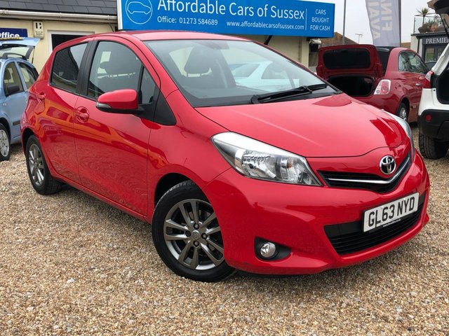 2014 63 Toyota Yaris 1.3 VVT-I ICON PLUS 5d 99 BHP