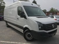 USED 2017 66 VOLKSWAGEN CRAFTER CR35 TDI 2.0 CR35 TDI P/V L BMT 1d 138 BHP LOW MILES FULL VW HISTORY