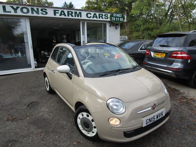 2015 15 Fiat 500 1.2 CONVERTIBLE COLOUR THERAPY 3d 69 BHP
