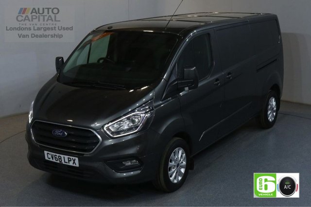 2018 68 FORD TRANSIT CUSTOM 2.0 300 LIMITED L2 H1 130 BHP LWB AIR CON EURO 6 VAN