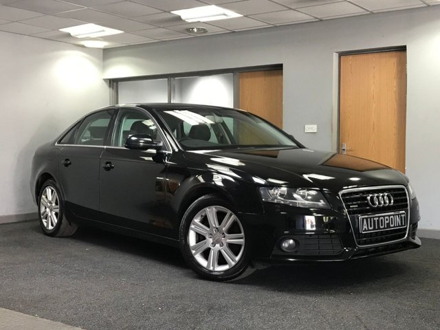 2009 Audi A4 S Line 3 0tdi Quattro Saloon White For Sale In