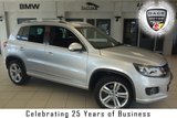 USED 2016 16 VOLKSWAGEN TIGUAN 2.0 R LINE EDITION TDI BMT 4MOTION 5d 148 BHP FINISHED IN STUNNING REFLEX SILVER WITH FULL LEATHER SEATS + FULL VW SERVICE HISTORY + SATELLITE NAVIGATION + XENON HEADLIGHTS + 20 INCH ALLOYS + HEATED FRONT SEATS + PARKING SENSORS + CRUISE CONTROL + BLUETOOTH + AIR CONDITIONING