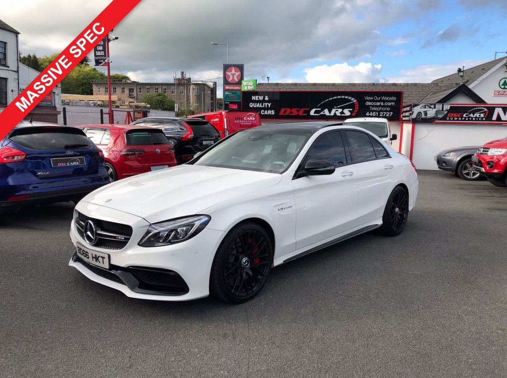 USED 2016 66 MERCEDES-BENZ C CLASS 4.0 AMG C 63 S PREMIUM 4d AUTO 503 BHP FULLY LOADED CAR