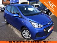 USED 2018 18 HYUNDAI I10 1.2L SE 5d AUTO 86 BHP ** RAC BUYSURE INSPECTED **