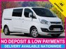 USED 2015 64 FORD TRANSIT CUSTOM 2.2 TDCI LIMITED 6 SEAT COMBI VAN L2H1 LWB 290 130BHP 6 SEAT TWIN SLIDING DOORS AIR CONDITIONING FULL LEATHER