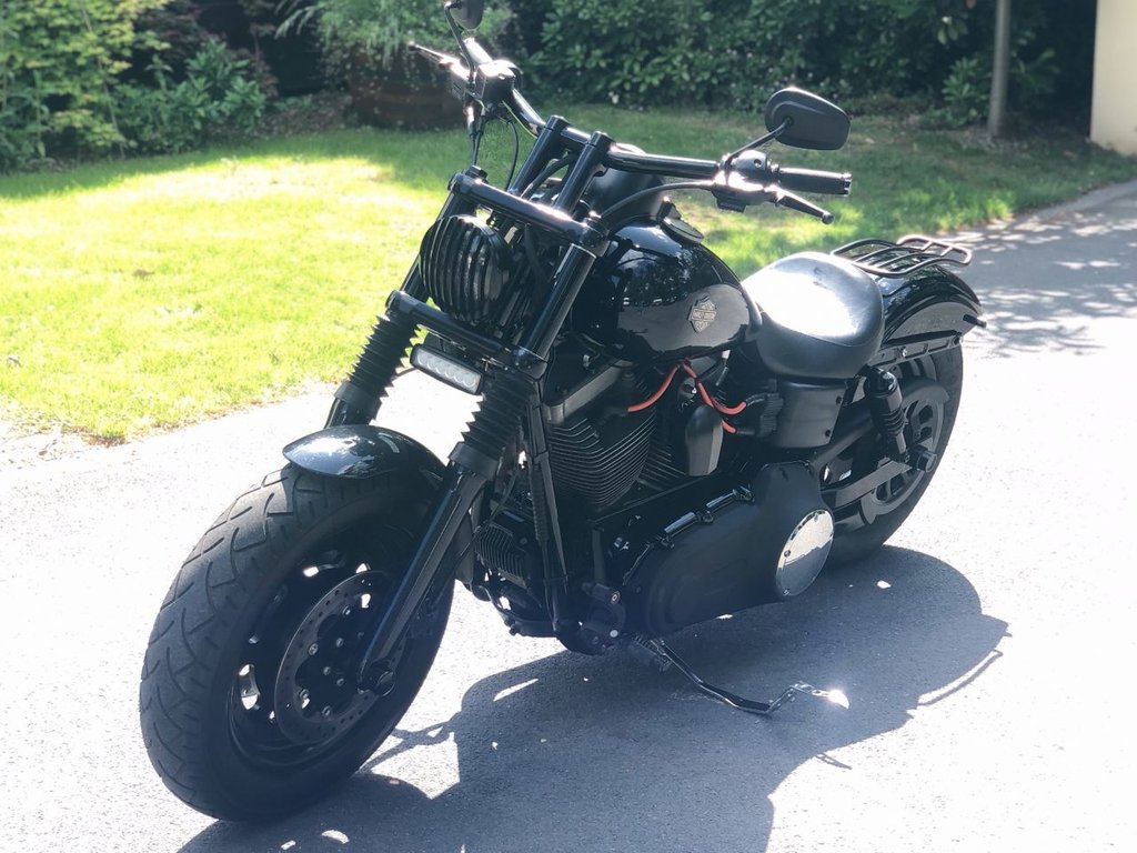 USED 2010 10 HARLEY-DAVIDSON FAT BOB 1585cc // FXDF // FAT BOB // custom black // px // swap 