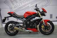 USED 2014 64 TRIUMPH STREET TRIPLE 675cc STREET TRIPLE ABS  WITH ARROW EXHAUST