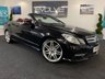 USED 2013 13 MERCEDES-BENZ E CLASS 2.1 E250 CDI BLUEEFFICIENCY SPORT 2d AUTO 204 BHP BLACK METALLIC, RED LEATHER