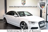 USED 2013 13 AUDI A6 SALOON 2.0 TDI BLACK EDITION 4DR 175 BHP full audi service history FINISHED IN STUNNING IBIS WHITE WITH FULL BLACK LEATHER INTERIOR + FULL SERVICE HISTORY + SATELLITE NAVIGATION + HEATED SPORT SEATS + BLUETOOTH + DAB RADIO + CRUISE CONTROL + BOSE SPEAKERS + HEATED MIRRORS + PARKING SENSORS + 20 INCH ALLOY WHEELS