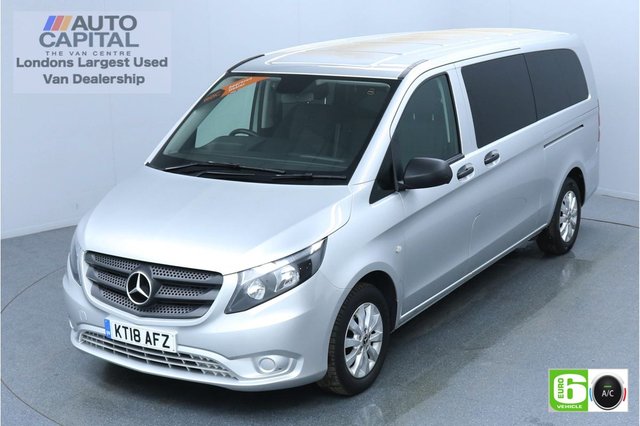 2018 18 MERCEDES-BENZ VITO 2.1 114 Bluetec Tourer Select 136 BHP X-LWB Auto Minibus