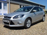 USED 2014 64 FORD FOCUS 1.6 TITANIUM NAVIGATOR TDCI 5d 113 BHP www.suffolkcarcentre.co.uk - Located at Reydon