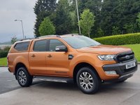 USED 2016 16 FORD RANGER 3.2 WILDTRAK 4X4 DCB TDCI 1d AUTO 197 BHP FULL HISTORY+CANOPY+SATNAV** NO VAT