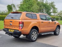 USED 2016 16 FORD RANGER 3.2 WILDTRAK 4X4 DCB TDCI 1d AUTO 197 BHP FULL HISTORY+CANOPY+SATNAV** NO VAT