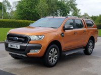 USED 2016 16 FORD RANGER 3.2 WILDTRAK 4X4 DCB TDCI 1d AUTO 197 BHP FULL HISTORY+CANOPY+SATNAV** NO VAT