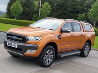 USED 2016 16 FORD RANGER 3.2 WILDTRAK 4X4 DCB TDCI 1d AUTO 197 BHP FULL HISTORY+CANOPY+SATNAV** NO VAT