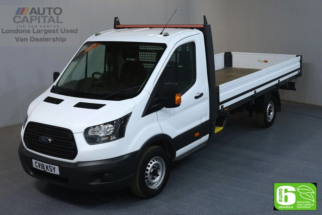 2018 18 FORD TRANSIT 2.0 350 L4 EXTRA LWB 129 BHP EURO 6 DROPSIDE LORRY