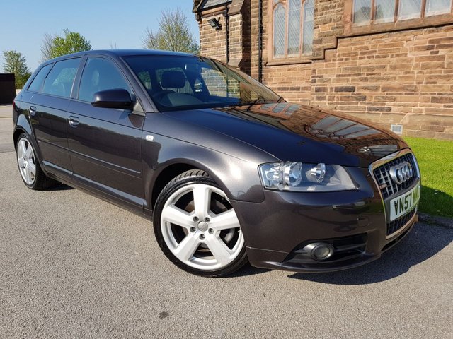 2008 57 Audi A3 2.0 SPORTBACK TDI S LINE DPF 5d 168 BHP