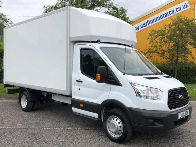 2015 65 Ford Transit 2.2 350 LWB LUTON BOX VAN +TAIL LIFT DRW TDCi 125 BHP