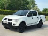 USED 2012 62 MITSUBISHI L200 2.5 DI-D 4X4 BARBARIAN BLACK LB DCB 1d 175 BHP MASSIVE SPEC **LOW MILES ** NO VAT