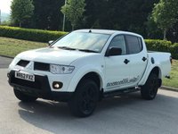 USED 2012 62 MITSUBISHI L200 2.5 DI-D 4X4 BARBARIAN BLACK LB DCB 1d 175 BHP MASSIVE SPEC **LOW MILES ** NO VAT