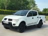USED 2012 62 MITSUBISHI L200 2.5 DI-D 4X4 BARBARIAN BLACK LB DCB 1d 175 BHP MASSIVE SPEC **LOW MILES ** NO VAT