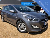 USED 2014 14 HYUNDAI I30 1.4 ACTIVE 5d 98 BHP Low Mileage, USB & AUX & Blue Tooth