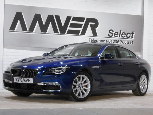 2016 16 BMW 6 Series 3.0 640I SE GRAN COUPE 4d AUTO 316 BHP