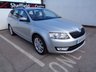 USED 2015 15 SKODA OCTAVIA 2.0 ELEGANCE TDI CR DSG 5 door AUTO 148 BHP silver £161 A MONTH HALF LEATHER SATELLITE NAVIGATION HALF LEATHER PARKING SENSORS ALLOY WHEELS