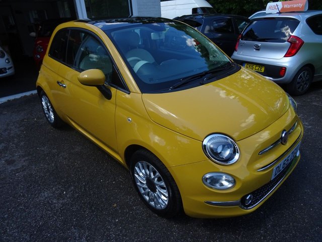2015 65 Fiat 500 1.2 LOUNGE DUALOGIC 3d AUTOMATIC 69 BHP NEW SHAPE