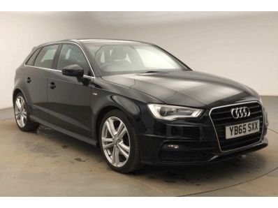2015 65 Audi A3 2.0 TDI S LINE NAV 5d AUTO 148 BHP