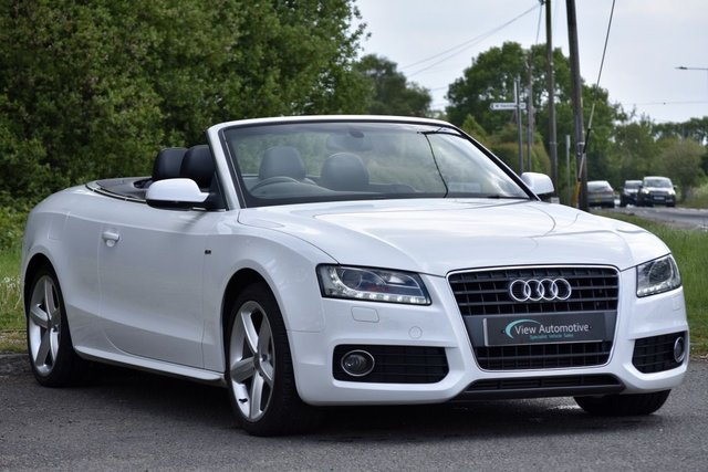 2010 60 Audi A5 1.8 TFSI CABRIOLET S LINE 2d AUTO 158 BHP