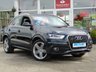 USED 2013 13 AUDI Q3 2.0 TDI QUATTRO S LINE 5d 138 BHP STUNNING, 1 OWNER, AUDI Q3 S/LINE, 2.0 TDI, QUATTRO, 140 BHP. Finished in Special Edition COLBALT BLUE MET with contrasting Black Part LEATHER trim. This Audi Q3 is a upmarket, premium, compact SUV. It offers plenty of space, Great fun to drive and lots of high tech features. Spec includes 19" Alloys, Part Leather, Sat Nav, Rear Park Sensors, B/Tooth and much more. Doncaster Audi Dealer serviced at 18573 miles, 29301 miles and on recently on arrival by EMC.
